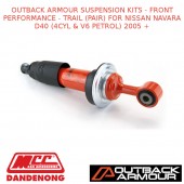 OUTBACK ARMOUR SUSPENSION KITS FRONT - TRAIL (PAIR) FITS NISSAN NAVARA D40 2005+